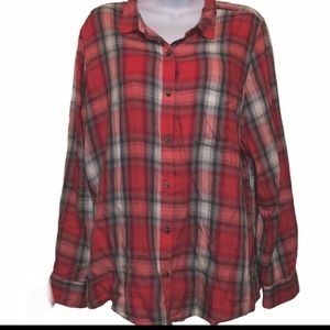 Red plaid shirt